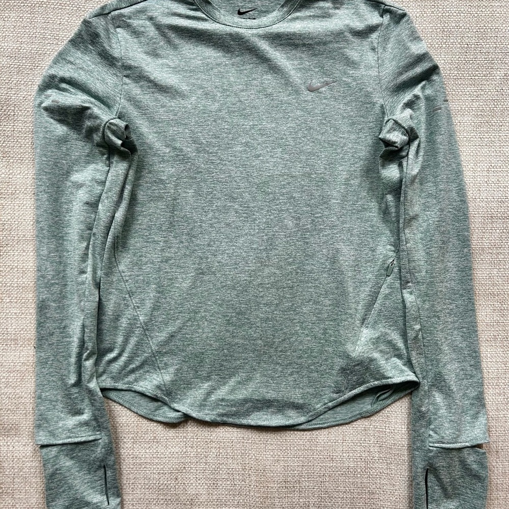 Nike Green Long Sleeve Shirt